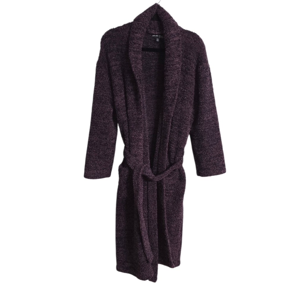 Barefoot Dreams Cozy Chic Robe in Plum Purple Size 1 (S/M) With Belt - Picture 2 of 5